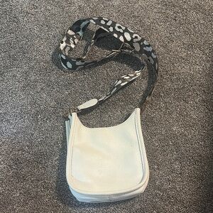 White Leather Shoulder Bag